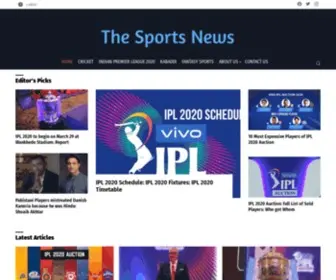 Thesportsnews.in(The Sports News) Screenshot