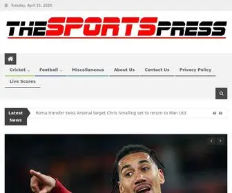 Thesportspress.com(The Sports Press) Screenshot