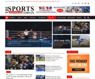 Thesportstimes.in(The Sports Times) Screenshot