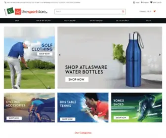 Thesportstore.pk(Offers online sports equipment) Screenshot