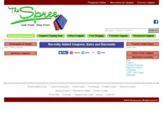 Thespree.com(Save with Printable Coupons) Screenshot