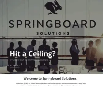 Thespringboardsolution.com(Professional EOS Implementation to grow your entrepreneurial business) Screenshot