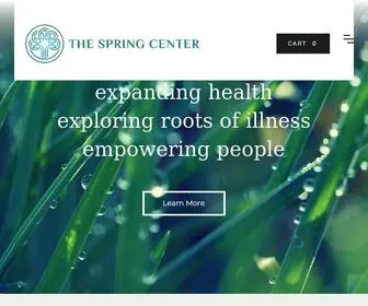 Thespringcenter.com(The Spring Center) Screenshot