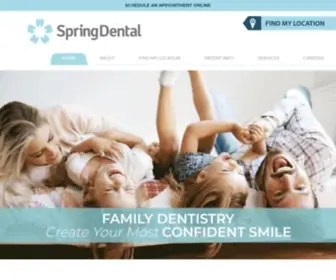 Thespringdental.com(Spring Dental) Screenshot