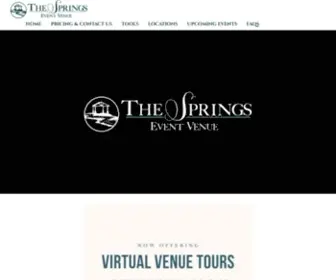 Thespringsevents.com(Wedding Venue) Screenshot