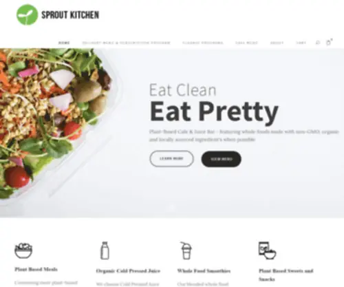 Thesproutkitchen.com(The Sprout Kitchen) Screenshot