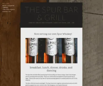 Thespurbarandgrill.com(The Spur Bar & Grill) Screenshot