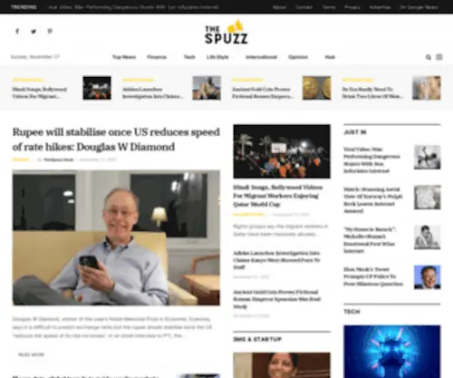 Thespuzz.com(Catch for trending Business) Screenshot