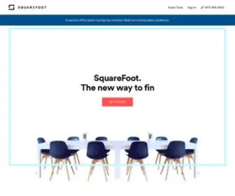 Thesquarefoot.com(Commercial Real Estate and Office Space) Screenshot
