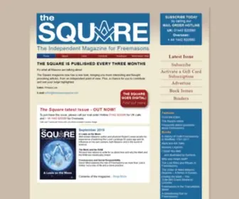 Thesquaremagazine.com(The Square) Screenshot