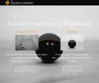 Thesquashcompany.com(Drills & techniques from The Squash Company) Screenshot