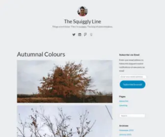 Thesquigglyline.com(Things aren't linear) Screenshot