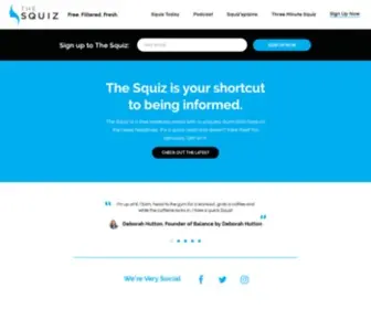 Thesquiz.com.au(The Squiz) Screenshot