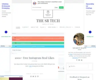 Thesrtech.com(THE SR TECH) Screenshot