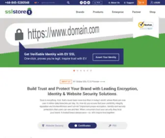Thesslstore.co.uk(Largest SSL Certificates Provider UK) Screenshot