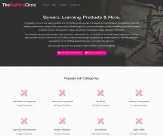 Thestaffingcircle.com(Technical Sourcing) Screenshot