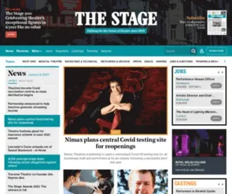 Thestage.co.uk(The Stage) Screenshot