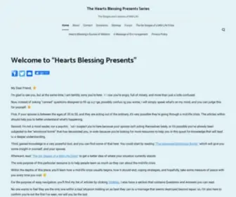 Thestagesandlessonsofmidlife.org(Hearts Blessing Presents) Screenshot