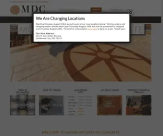 Thestampstore.com(Moon Decorative Concrete) Screenshot