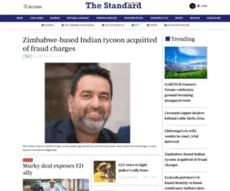 Thestandard.co.zw(The Standard) Screenshot