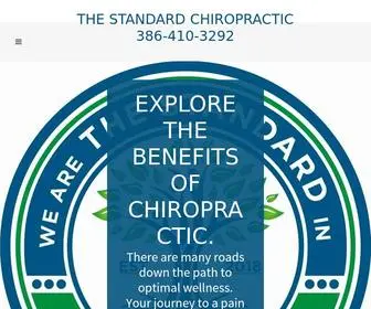 Thestandardchiropractic.com(The Standard Chiropractic) Screenshot