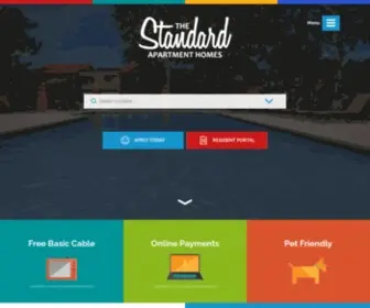 Thestandardcommunities.com(Apartments for Rent in Phoenix) Screenshot