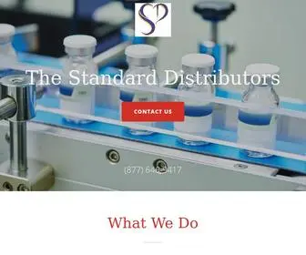 Thestandarddistributors.com(The Standard Distributors) Screenshot