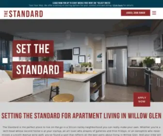 Thestandardsanjose.com(Brand New Willow Glen Apartments) Screenshot