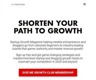 Thestartingidea.com(The Starting Idea) Screenshot