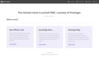 Thestartupblog.in(Parked Domain name on Hostinger DNS system) Screenshot