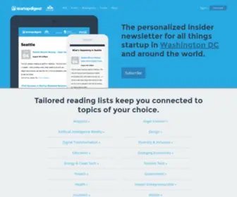 Thestartupdigest.com(Thestartupdigest) Screenshot