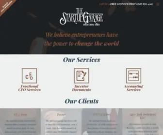Thestartupgarage.com(The Startup Garage) Screenshot