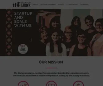 Thestartupladies.org(The Startup Ladies) Screenshot