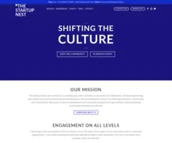 Thestartupnest.com(Shifting the Culture) Screenshot