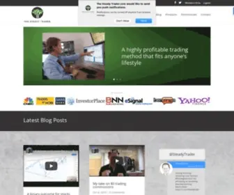 Thesteadytrader.com(The Steady Trader) Screenshot
