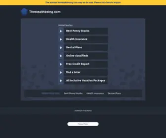 Thestealthbeing.com(Thestealthbeing) Screenshot