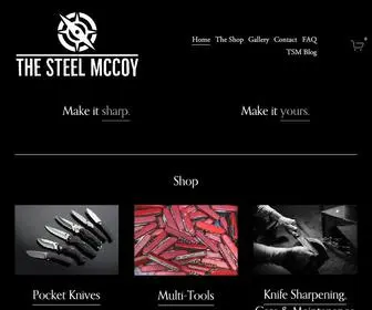 Thesteelmccoy.com(The Steel McCoy) Screenshot