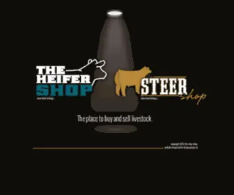 Thesteershop.com(The Steer Shop & Heifer Shop) Screenshot