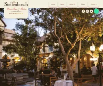 Thestellenboschwinebar.com(The Stellenbosch Wine Bar) Screenshot