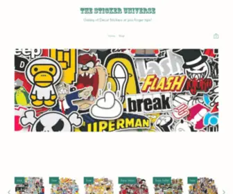 Thestickeruniverse.com(Decal Stickers) Screenshot