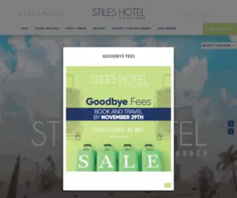 Thestileshotel.com(The Stiles Hotel) Screenshot