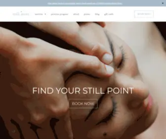 Thestillpointspa.com(Wellness spa with acupuncture) Screenshot