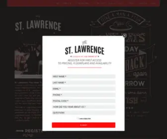 Thestlawrence.ca(Lawrence Condominiums) Screenshot