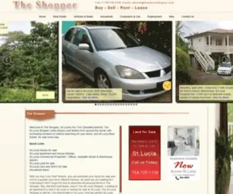 Thestluciashopper.com(The St.Lucia Shopper) Screenshot