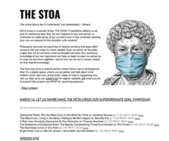 Thestoa.ca(The Stoa) Screenshot