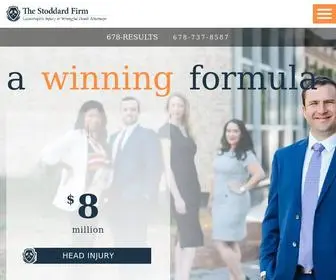 Thestoddardfirm.com(Atlanta Personal Injury Attorney) Screenshot