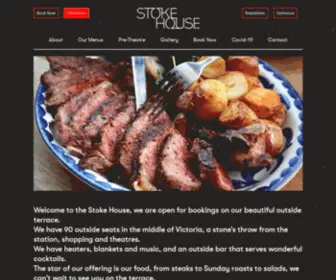Thestokehouse.com(Stoke House in Victoria) Screenshot