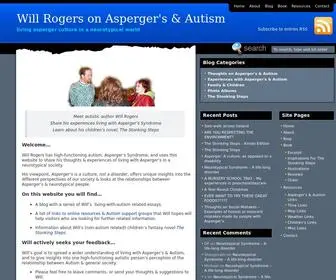 Thestonkingsteps.com(Autistic author Will Rogers) Screenshot
