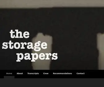 Thestoragepapers.com(The Storage Papers) Screenshot