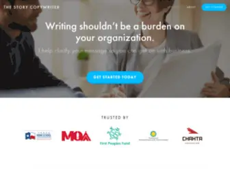 Thestorycopywriter.com(The Story Copywriter) Screenshot